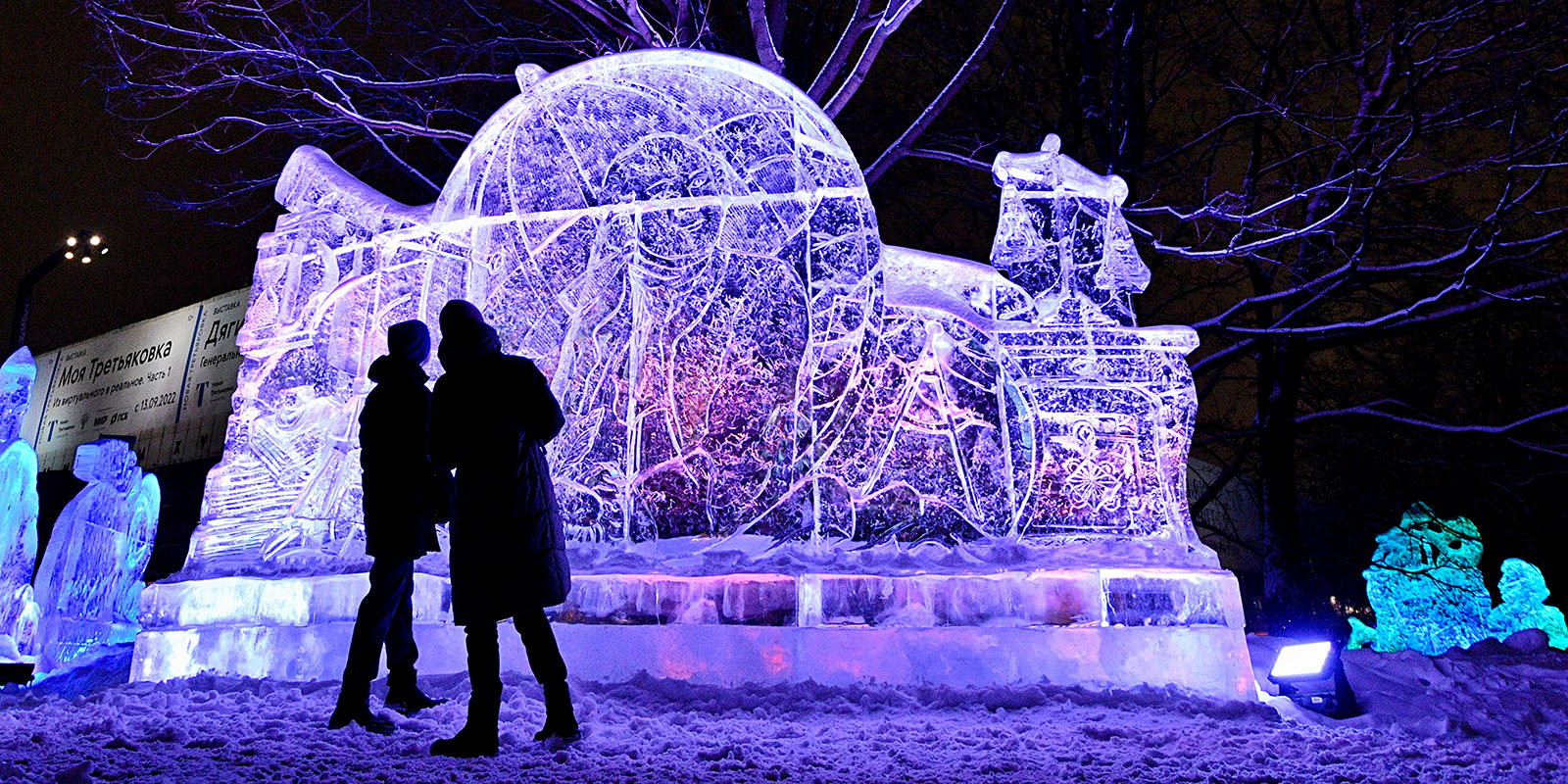 ледяные скульптуры в москве